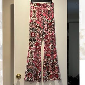 Free people high waisted flared pants